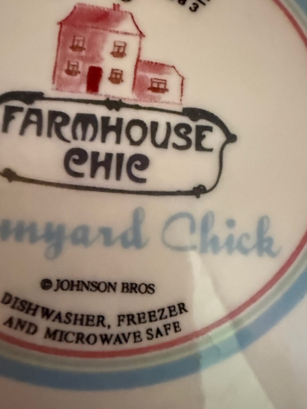 Vintage Johnson Brothers “Farmyard Chic” Salad Plates in a Farmyard pattern - Picture 8 of 16
